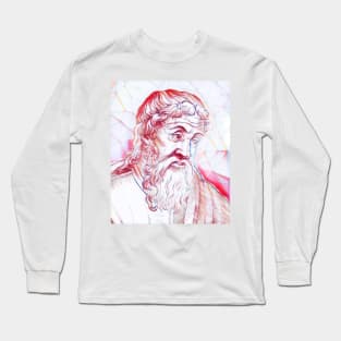 Strabo Portrait | Strabo Artwork | Line Art Long Sleeve T-Shirt